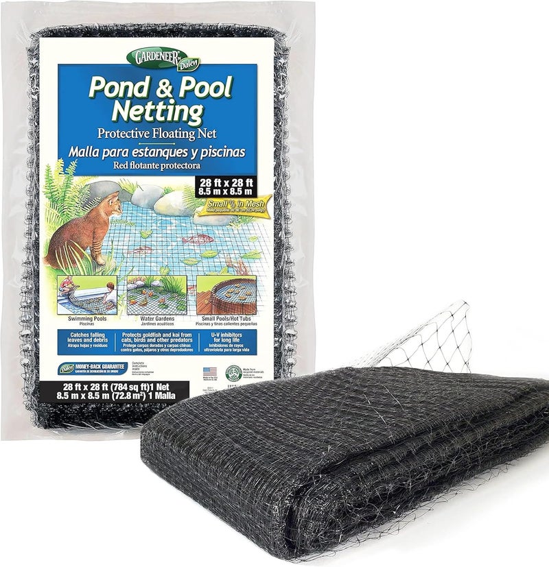 Dalen Pond & Pool Netting – Outdoor Water Garden Cover – Protective Mesh for Fish & Aqua Life - 3/8" Mesh - (28' x 28') - Image 1